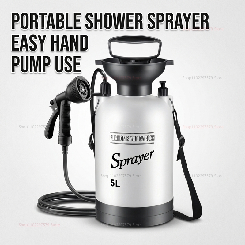 Portable Camping Shower 5L Man - Outdoor Camping Accessories ulasan dan harga