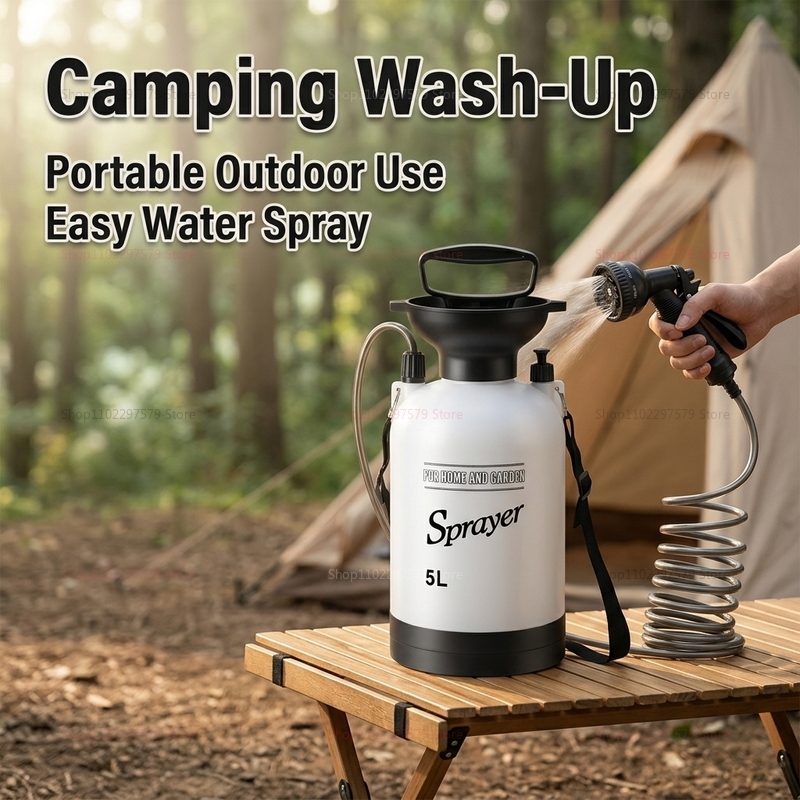 Portable Camping Shower 5L Man - Outdoor Camping Accessories ulasan dan harga
