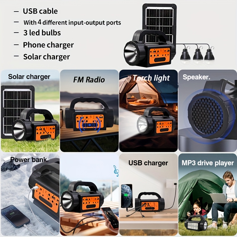 Solar Rechargeable Camping Lig - Camping Lantern ulasan dan harga