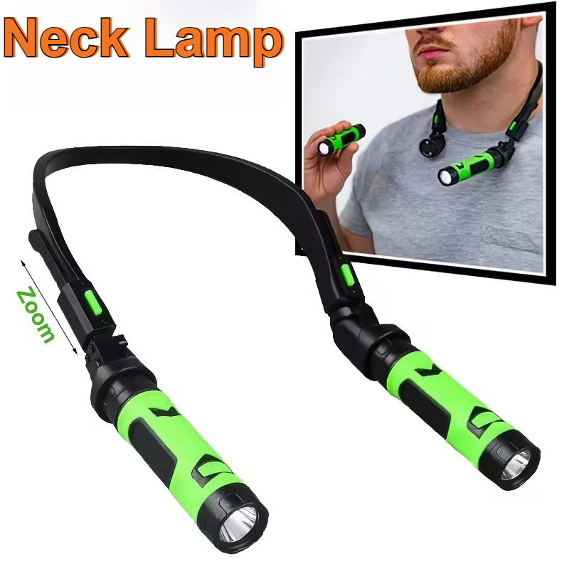 USB Rechargeable LED Neck Ligh - Outdoor Camping Lamp ulasan dan harga