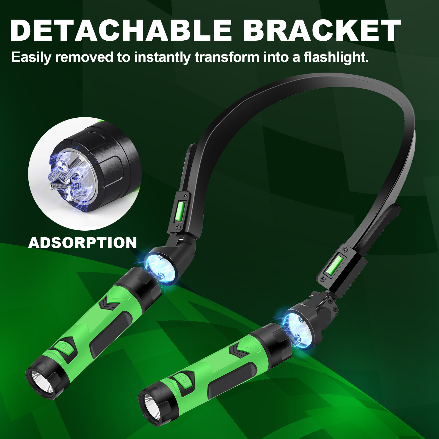 USB Rechargeable LED Neck Ligh - Outdoor Camping Lamp ulasan dan harga