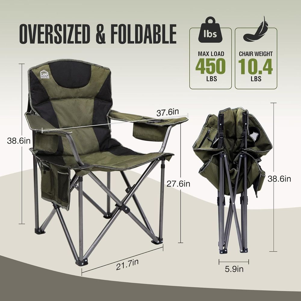 Durable 2-Pack Oversized Padde - Outdoor Oversized Camping Chair ulasan dan harga
