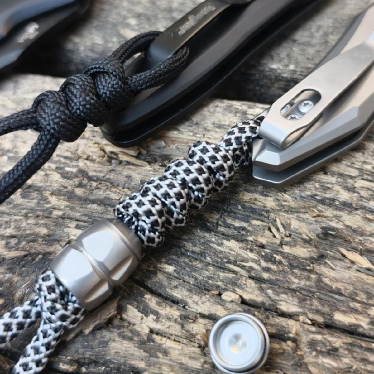 EDC Titanium Alloy Knife Beads - Camping Knife Multi-Tool ulasan dan harga
