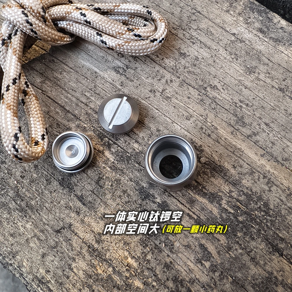 EDC Titanium Alloy Knife Beads - Camping Knife Multi-Tool ulasan dan harga