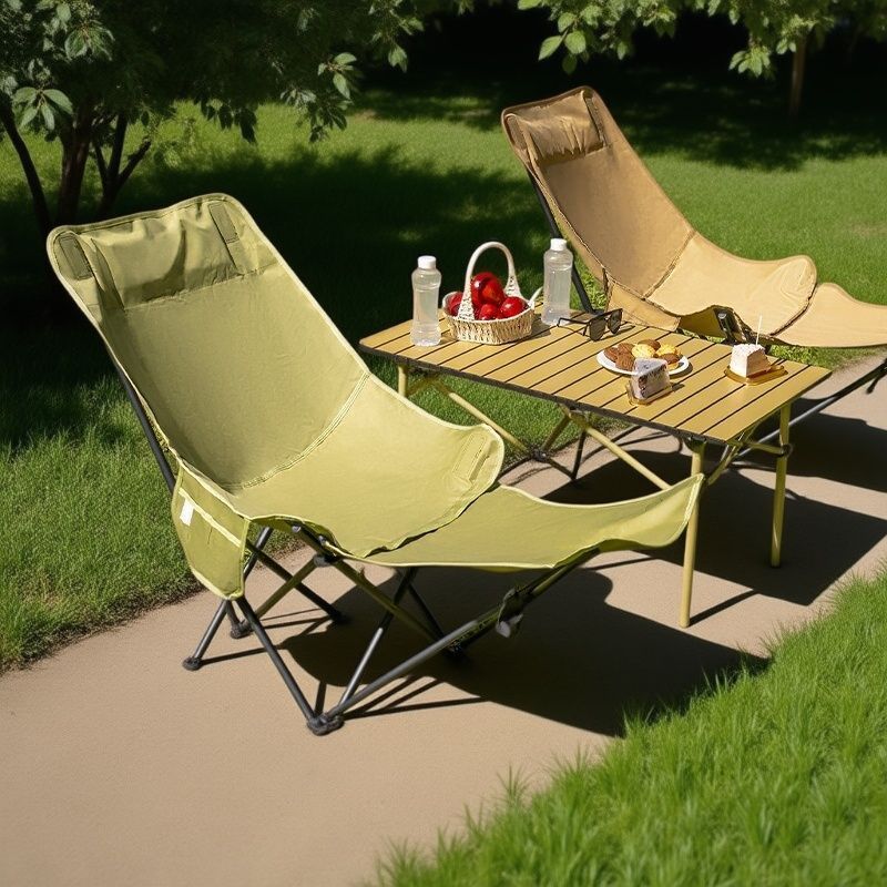 Moon chair with four adjustabl - Outdoor Camping Folding Chair ulasan dan harga