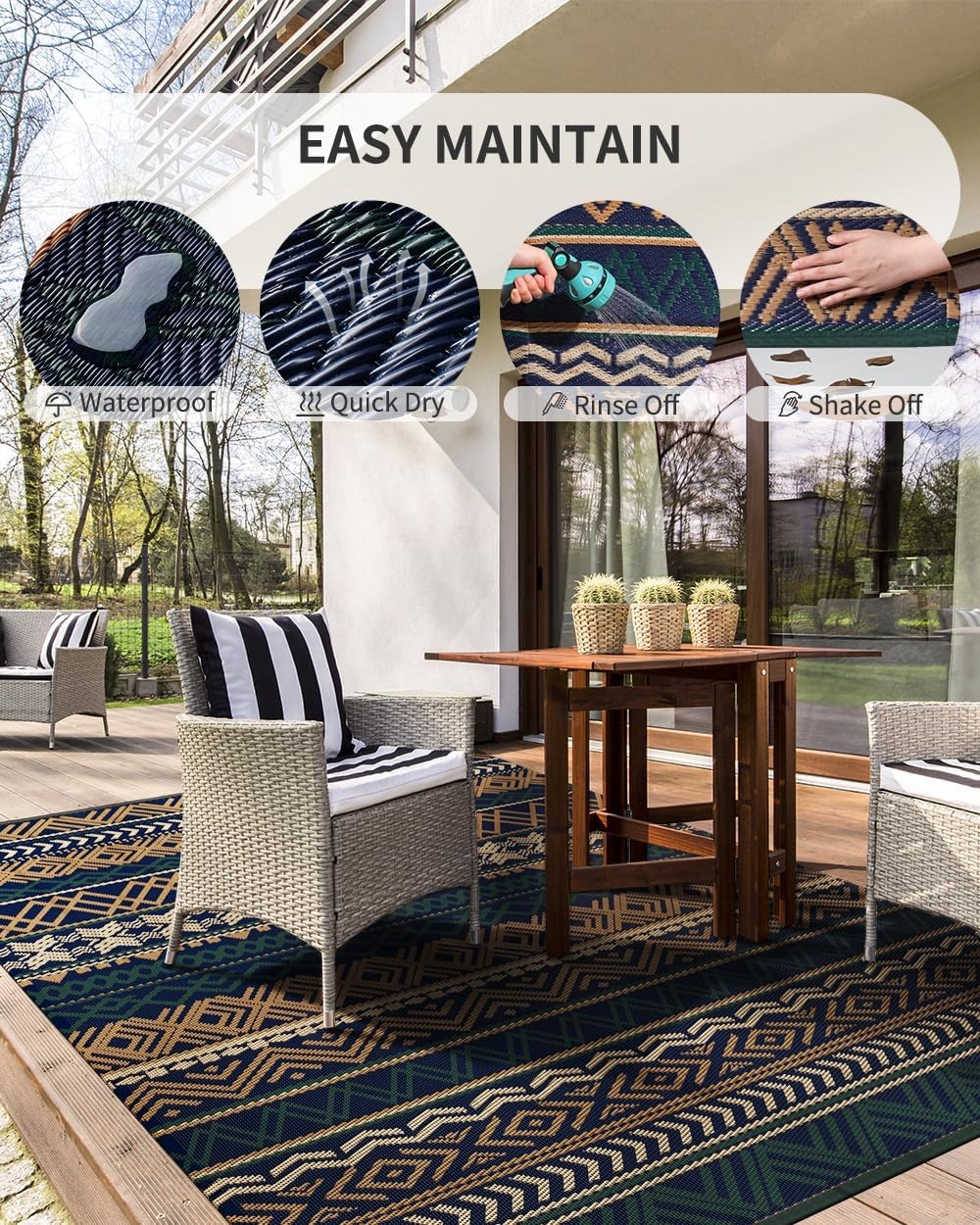 Outdoor Rug Waterproof 8x10 Re - Outdoor Camping Rugs 8X10 ulasan dan harga
