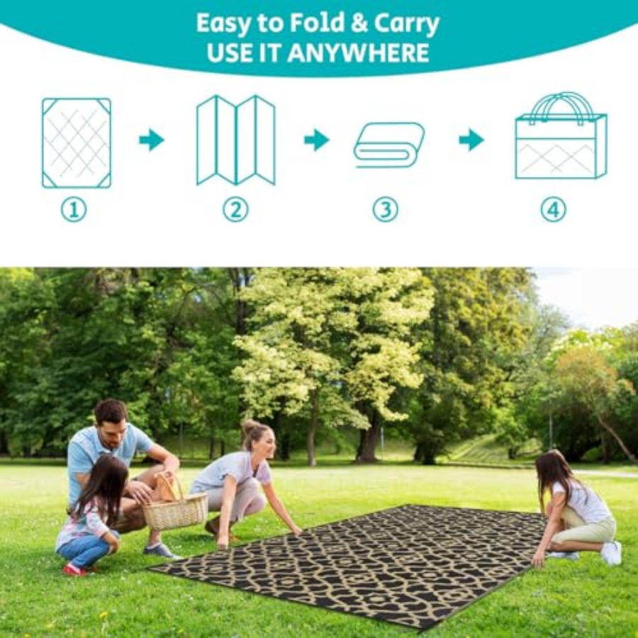 Outdoor Rug Waterproof 8x10, P - Outdoor Camping Rugs 8X10 ulasan dan harga