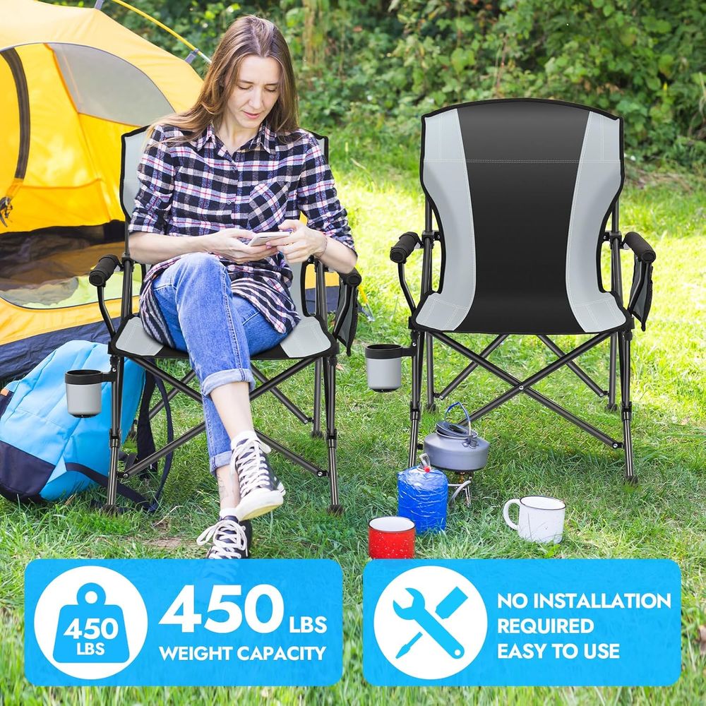 Durable Oversized Folding Camp - Outdoor Oversized Camping Chair ulasan dan harga