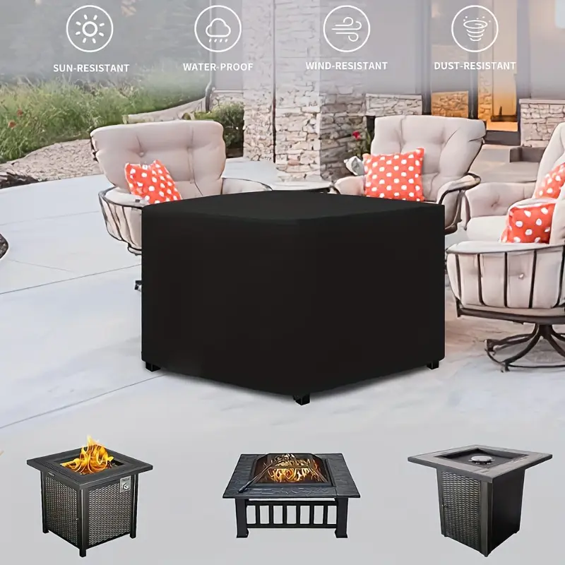 Waterproof Square Fire Pit Cov - Outdoor Camping Fire Pit ulasan dan harga