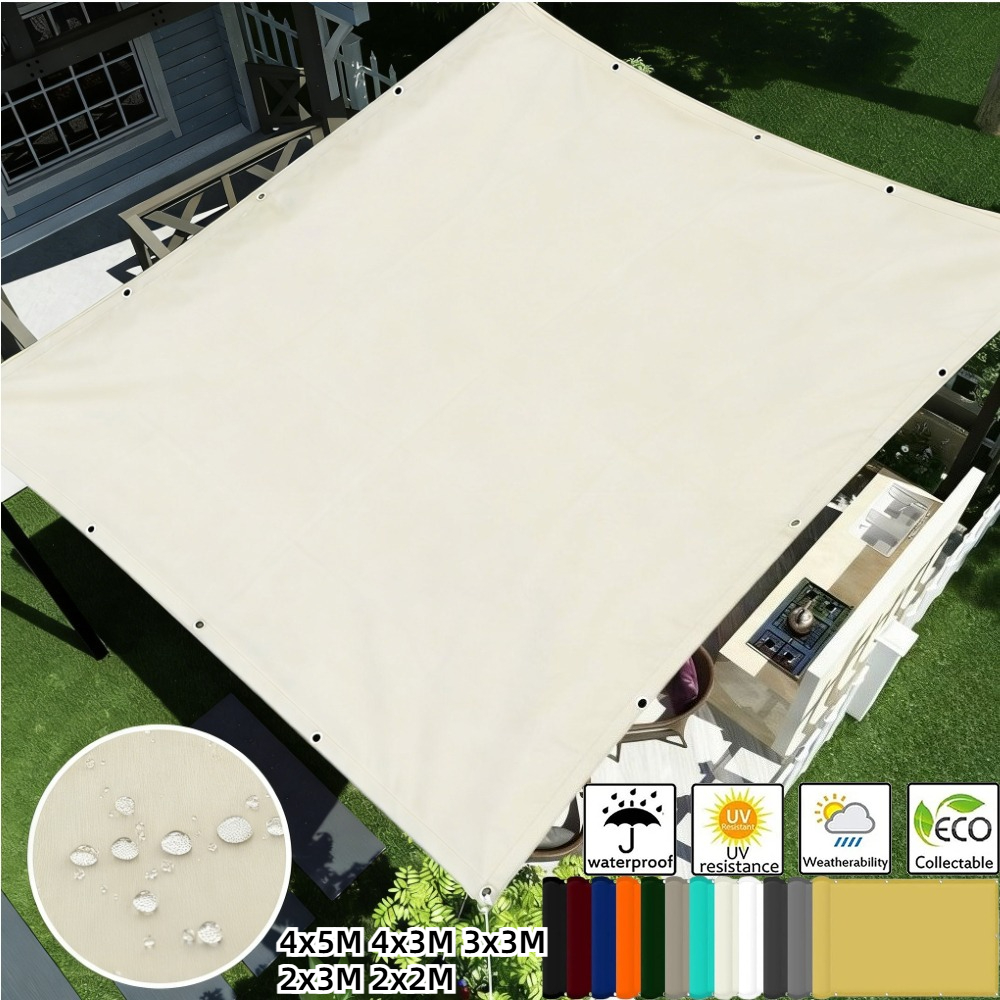 Waterproof Shade Sail with Gro - Outdoor Camping Tent Waterproof ulasan dan harga