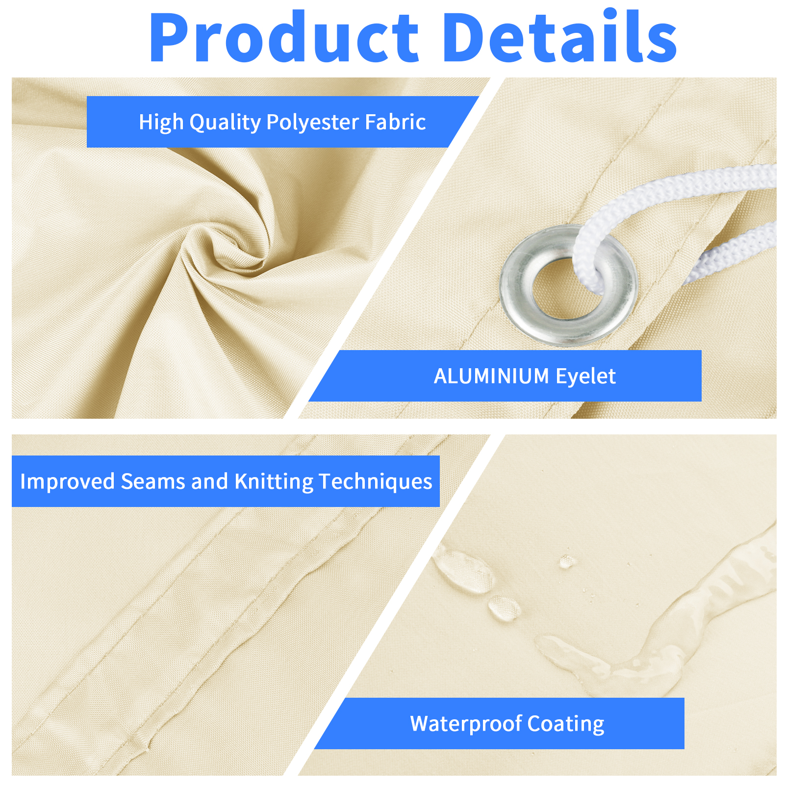 Waterproof Shade Sail with Gro - Outdoor Camping Tent Waterproof ulasan dan harga