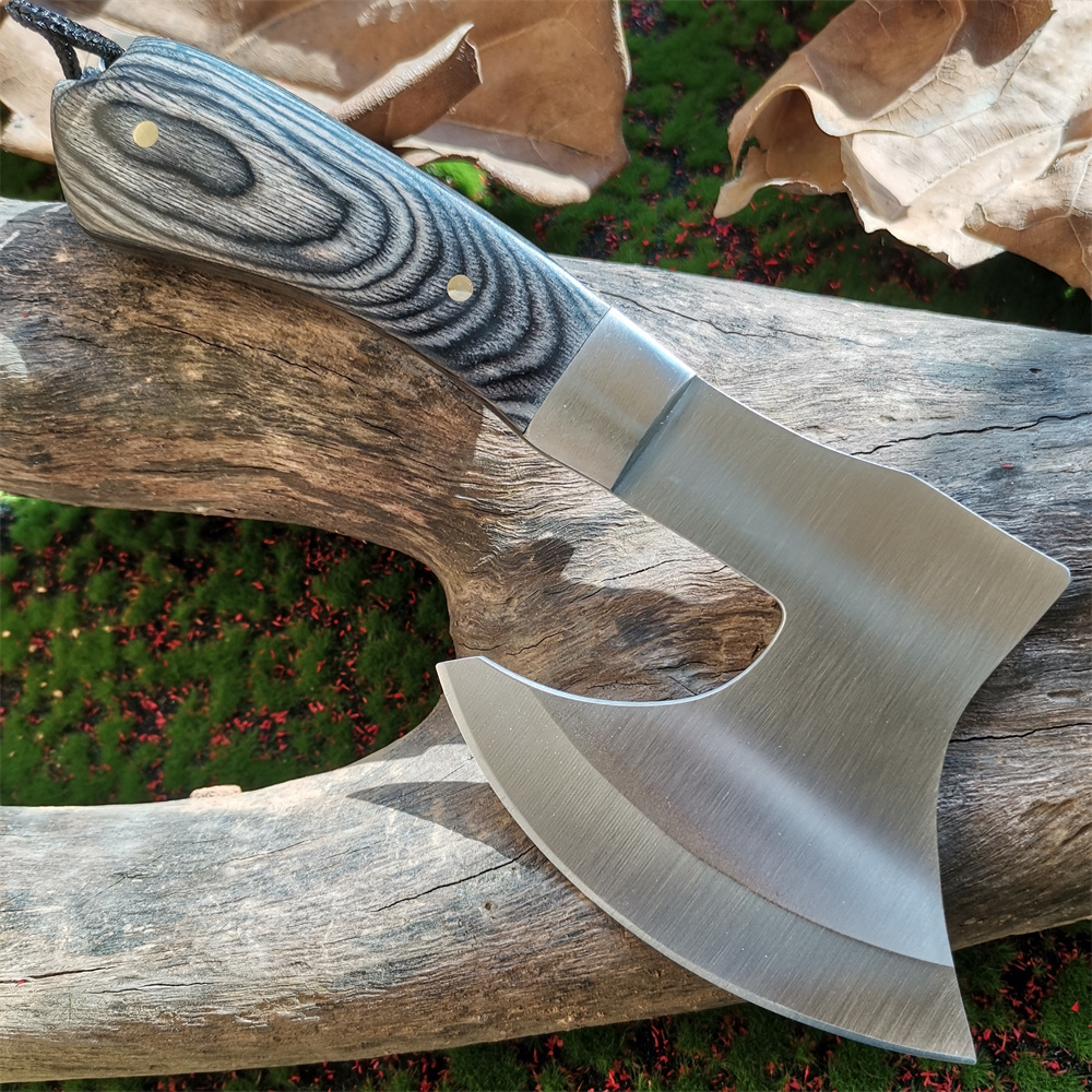 Wooden Handle Stainless Steel  - Camp Axe Hatchet ulasan dan harga