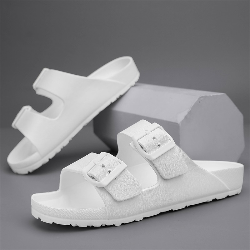 Men's casual buckle flat heel  - Outdoor Camping Slippers ulasan dan harga