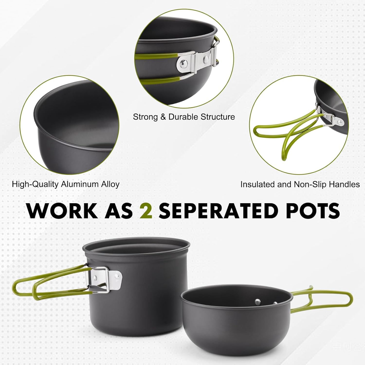 Camping Cookware Kit Backpacki - Outdoor Camping Solo ulasan dan harga