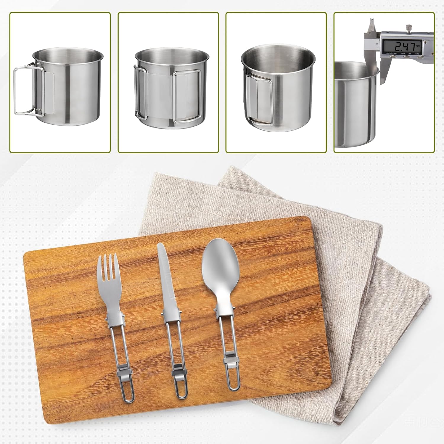 Camping Cookware Kit Backpacki - Outdoor Camping Solo ulasan dan harga