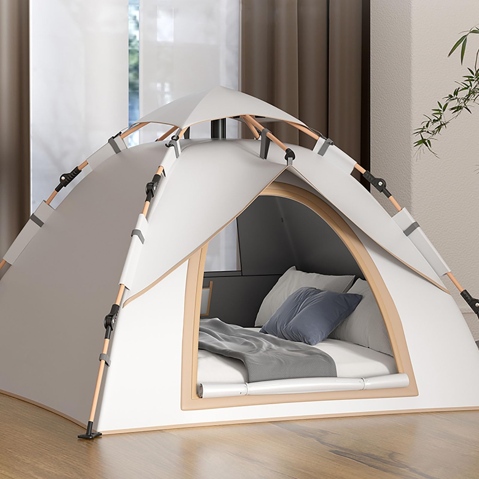 Pop Up Camping Tent Portable B - Outdoor Camping Dome ulasan dan harga