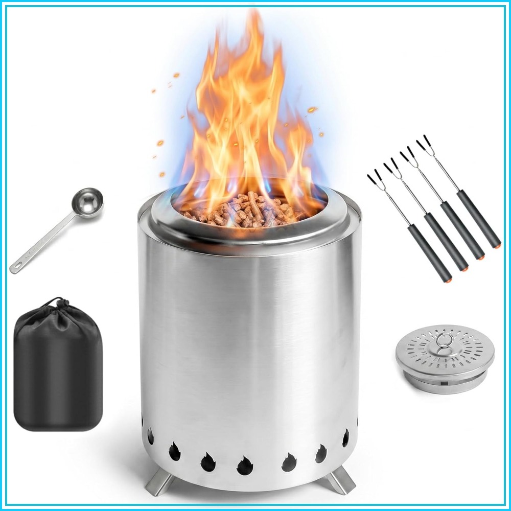 7 Inch Tabletop Fire Pit Outdo - Outdoor Camping Fire Pit ulasan dan harga