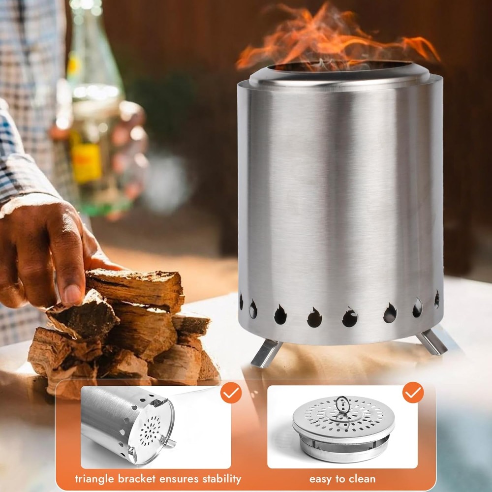 7 Inch Tabletop Fire Pit Outdo - Outdoor Camping Fire Pit ulasan dan harga