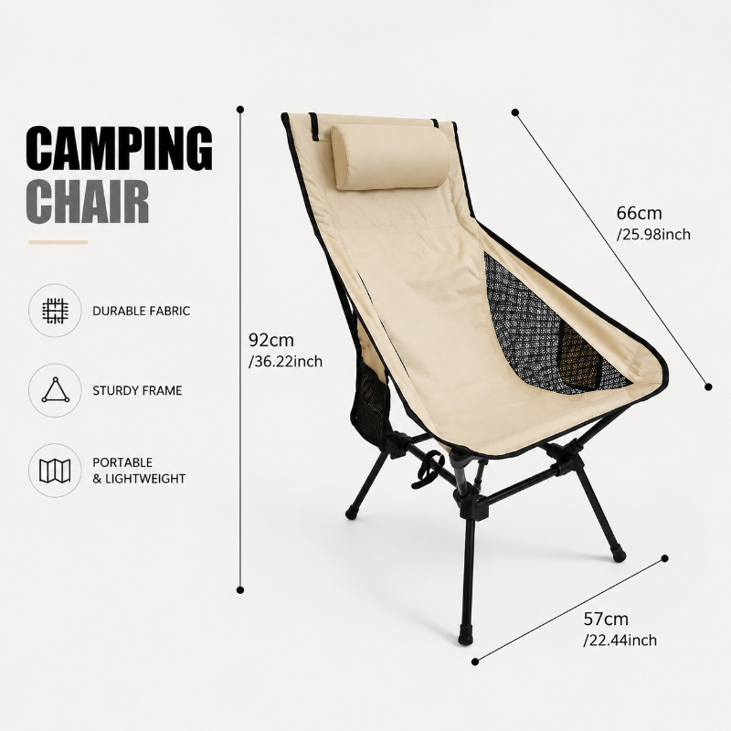Portable Folding Camping Chair - Outdoor Camping Folding Chair ulasan dan harga