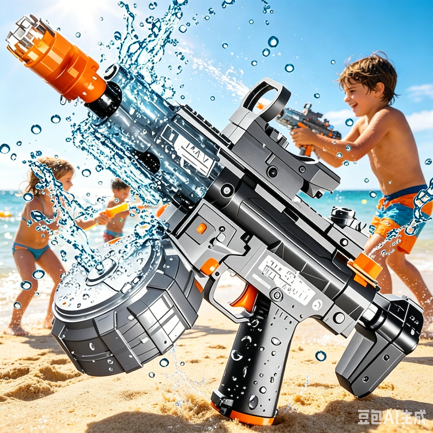 Electric Water Gun Toy Long Ra - Outdoor Camping Games For Kids ulasan dan harga