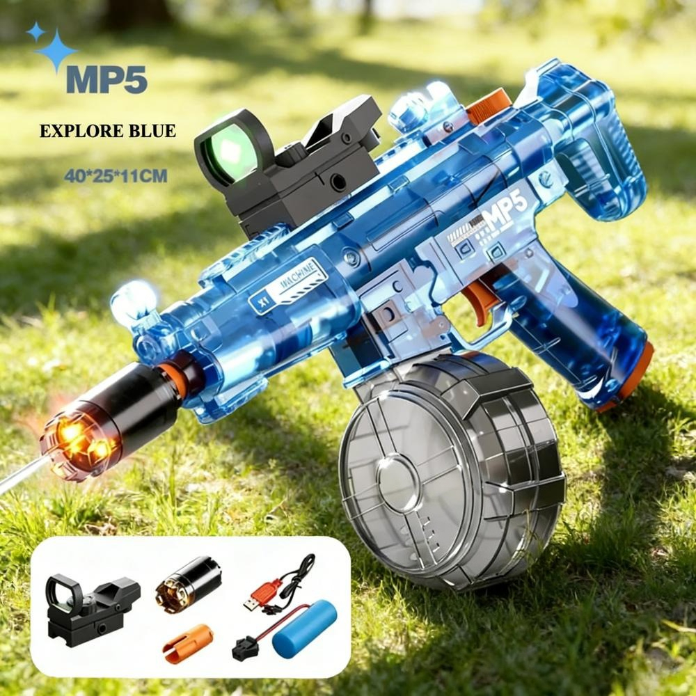 Electric Water Gun Toy Long Ra - Outdoor Camping Games For Kids ulasan dan harga
