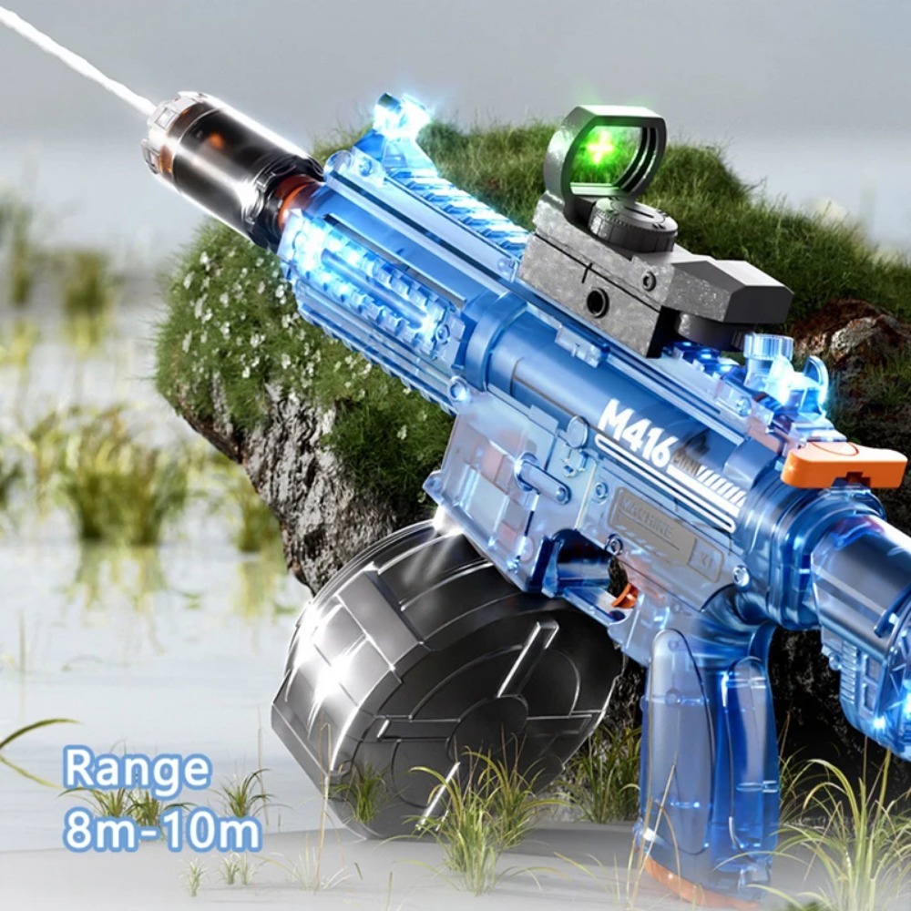 Electric Water Gun Toy Long Ra - Outdoor Camping Games For Kids ulasan dan harga
