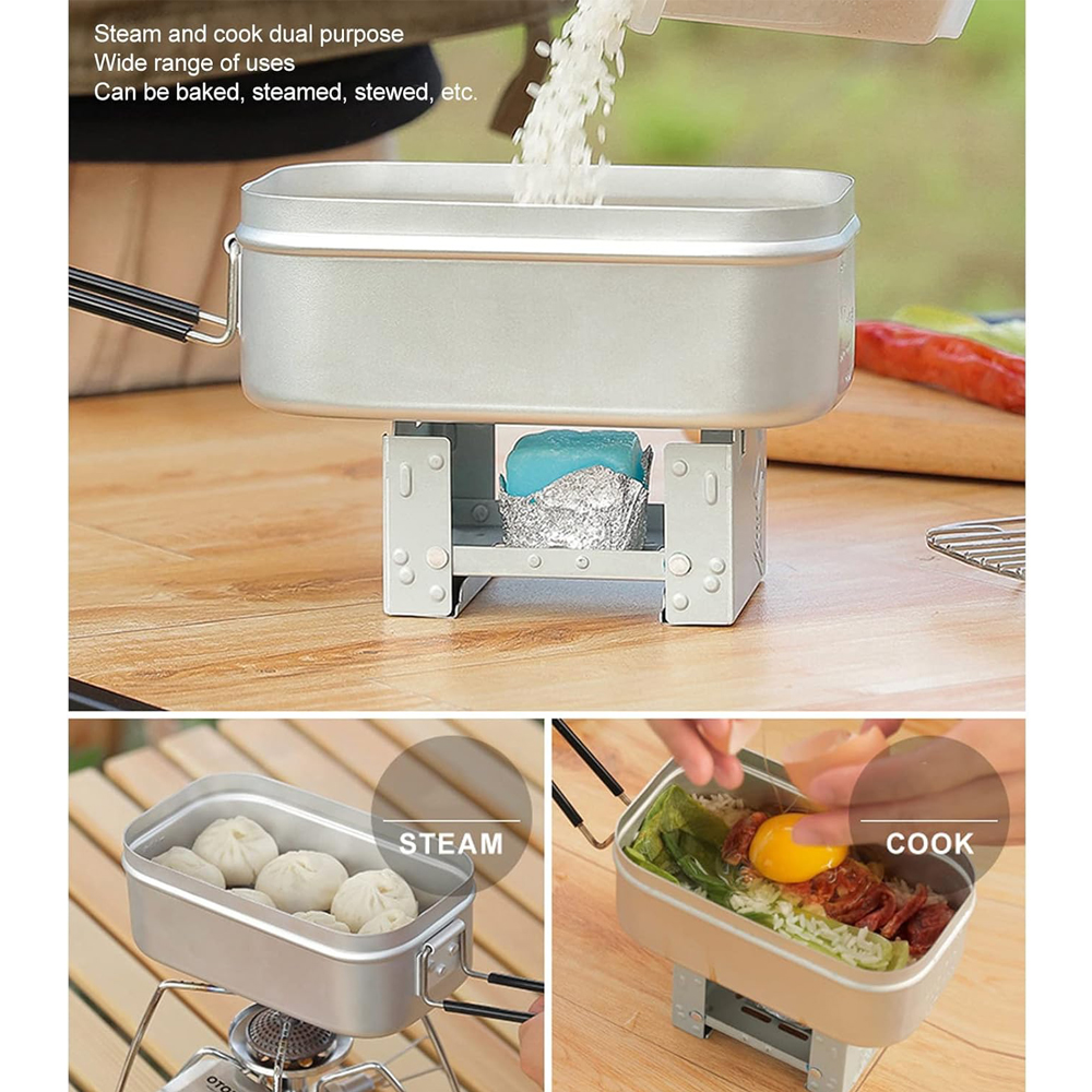Foldable Bento Box Handle, Lun - Outdoor Camping Uk ulasan dan harga