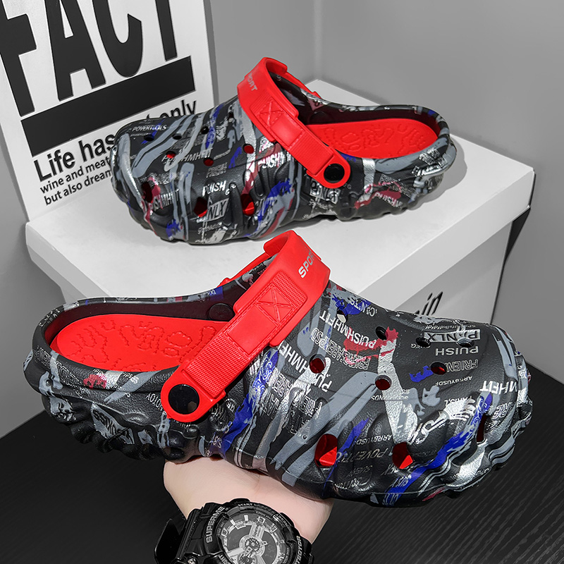 Large Size Men's Outdoor Fishi - Outdoor Camping Slippers ulasan dan harga