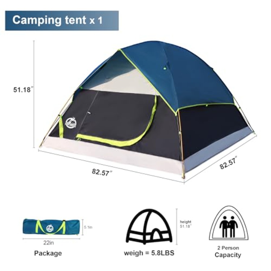 Camping tent kit for outdoor u - Outdoor Camping Dome ulasan dan harga