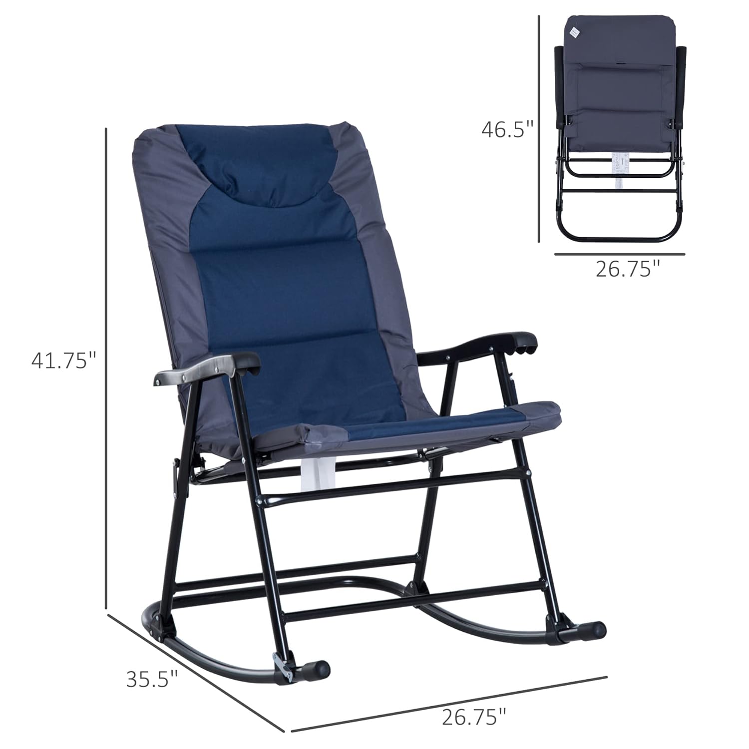 Oversized Padded Folding Rocki - Outdoor Oversized Camping Chair ulasan dan harga
