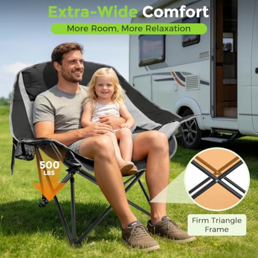 Oversized Camping Chairs for A - Outdoor Oversized Camping Chair ulasan dan harga
