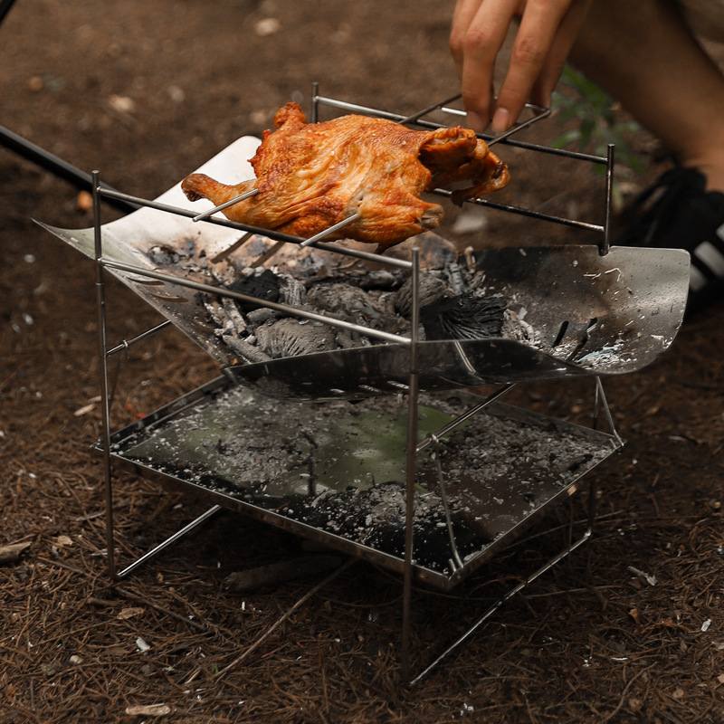 Wood Burning Camping Stove Por - Outdoor Camping Fire Pit ulasan dan harga