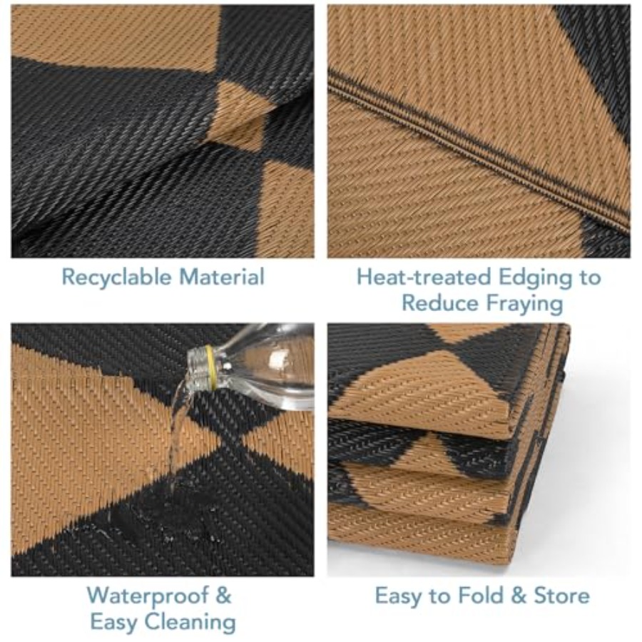 Outdoor Plastic Straw Rug 9x18 - Outdoor Camping Rugs 9X18 ulasan dan harga