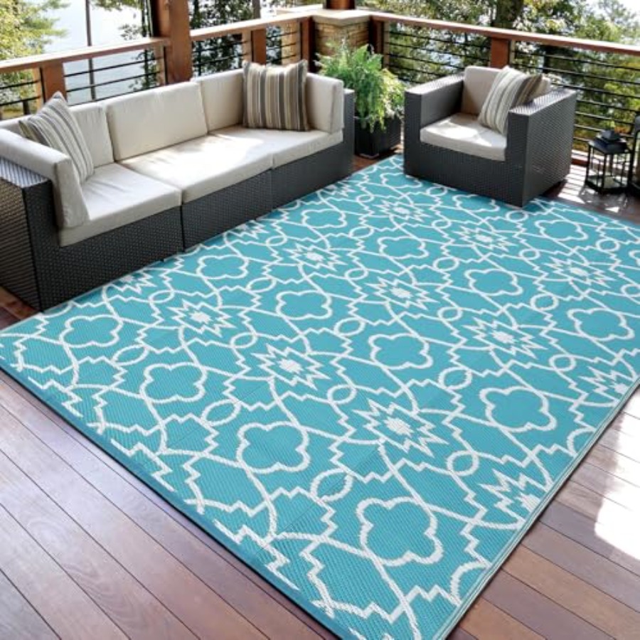 Reversible Mats 9x18 Plastic S - Outdoor Camping Rugs 9X18 ulasan dan harga