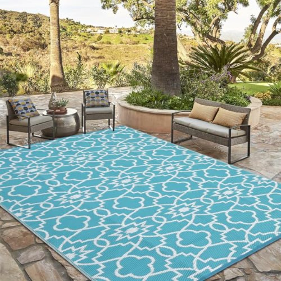 Reversible Mats 9x18 Plastic S - Outdoor Camping Rugs 9X18 ulasan dan harga